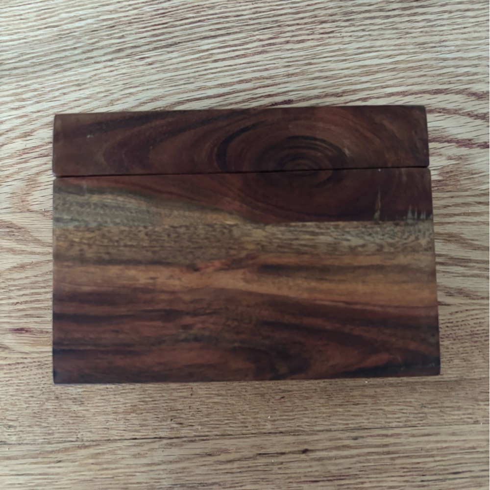 Wooden Recipe Box